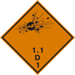 Изготовление знаков для маркировки опасных грузов
